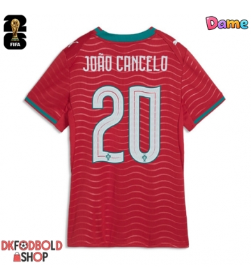 Portugal Joao Cancelo #20 Hjemmebanetrøje Dame VM 2026 Kort ærmer